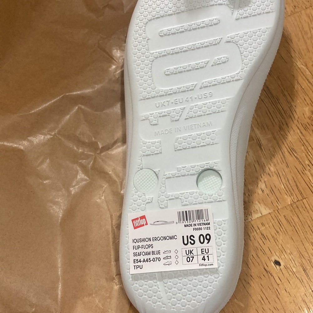 Beautiful fitflop sandals size 9 seafoam blue new - Picture 7 of 7